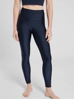 Athleta Elation Sheen full length navy tight